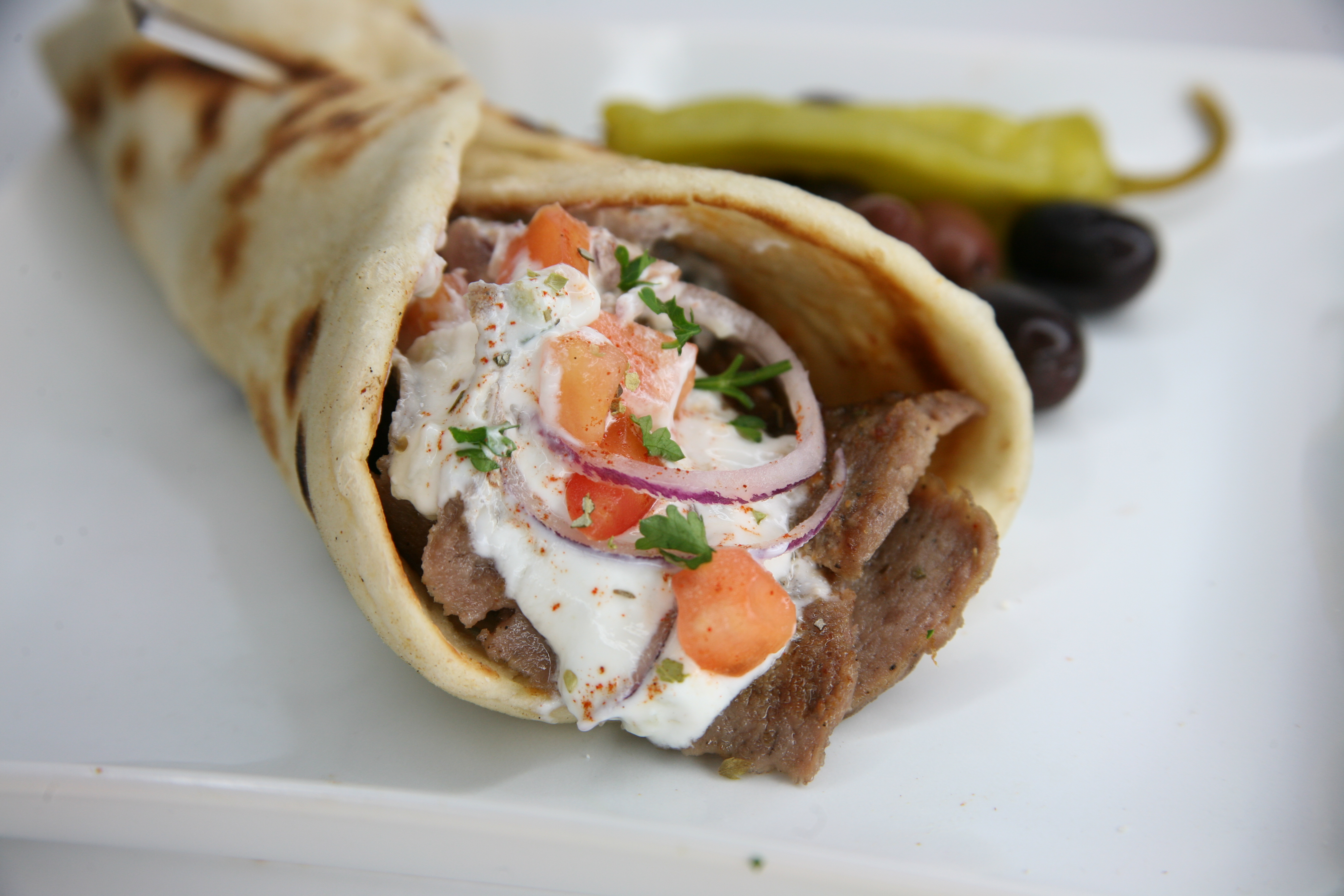 Greek Gyro, Gyro Bowl & Salad KouZina